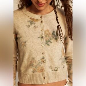 FREE PEOPLE Nocturnal Patterned Cardigan